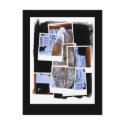 Silver Leaf Collage postcards