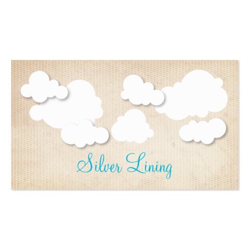 Silver Lining Business Cards (front side)
