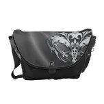 Silver Masquerade Silver Messenger Bag