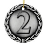 silver medal ornament