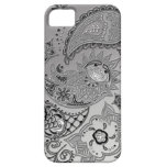 Silver Mehndi pattern design iPhone5 covers iPhone 5 Covers