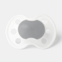 Silver Metal Look Pacifier