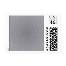 Silver Metal Look Postage Stamp