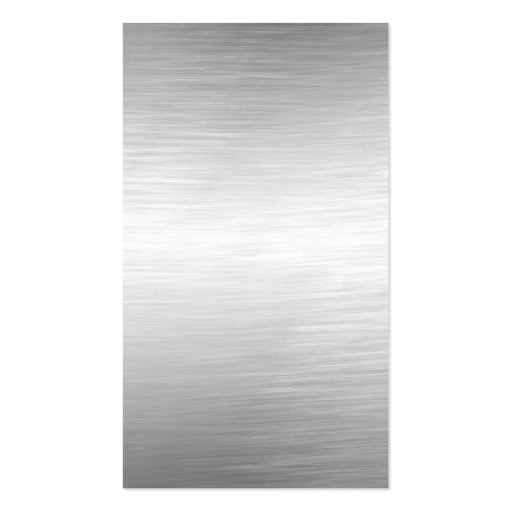 Silver Metal Nameplate Business Cards (back side)