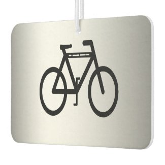 Silver Metallic Cycling Air Freshener