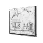 Silver mine of La Croix-aux-Mines, Lorraine Stretched Canvas Prints