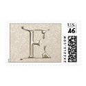 Silver Monogram postage - postage E postage