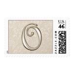 Silver Monogram stamps - letter O