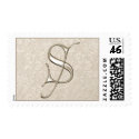 Silver Monogram stamps - letter S
