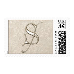 Silver Monogram stamps - letter S