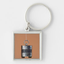 Silver-mounted lodestone, English, c.1710 Key Chain