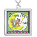 Silver Necklace_Dream Big - Read