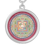 SILVER NECKLACE & PENDANT Mandala of Chenrezig