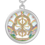 SILVER NECKLACE & PENDANT Vajra (Dorje)