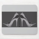 Silver Neon Stiletto's Mouse Pad mousepad