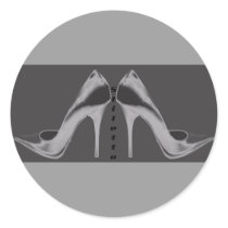 Silver Neon Stiletto's stickers
