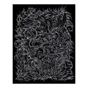 Silver Oriental Tribal Tattoo Poster posters by WebSpinstress Silver Oriental Tribal Tattoo Poster posters