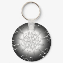 Silver Ornament Key Chain keychains