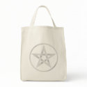 Silver Pentagram Pentacle bags by triplegoddess Silver Pentagram Pentacle bags