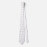 Silver Pentagram Pentacle Neck Tie