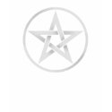 Silver Pentagram Pentacle t-shirts by triplegoddess Silver Pentagram Pentacle t-shirts