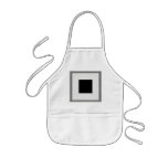 silver picture frame layout apron