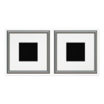 silver picture frame layout customized photo card