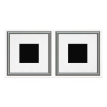silver picture frame layout customized photo card