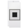 silver picture frame layout rack card