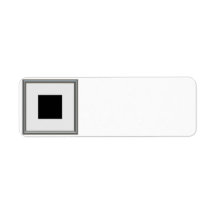 silver picture frame layout return address labels