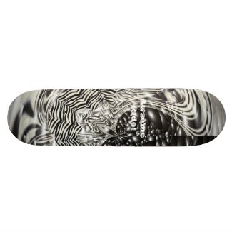 Silver Plated Skateboard skateboard