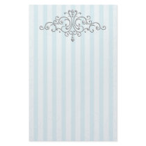 Silver Princess Filigree stationery