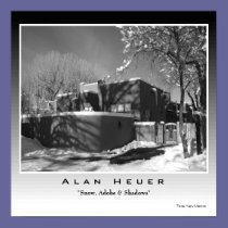 Silver Print - "Adobe, Snow & Shadows" posters