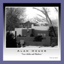 Silver Print - "Taos Adobe and Shadows" posters