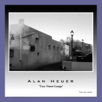 Silver Print - "Taos Street Lamps" posters
