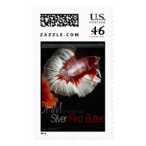 Silver Red Butterfly HM postage
