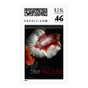 Silver Red Butterfly HM postage by joyluckgp Silver Red Butterfly HM postage