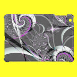 Silver Ribbons Abstract Fine Art ipad mini cases