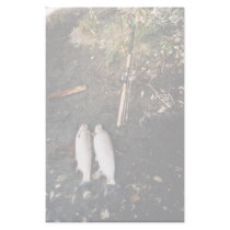 Silver Salmon or Coho Salmon Catch Customized Stationery