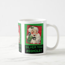 Silver Santa mugs