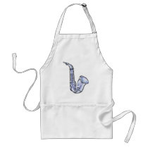 silver saxaphone aprons by geekme silver saxaphone aprons