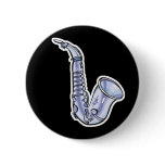 silver saxaphone pins