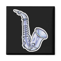 silver saxaphone magnets by geekme silver saxaphone magnets