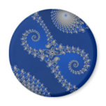 Silver Seahorse Magnet