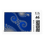 Silver Seahorse Postage Stamp