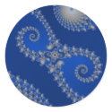 Silver Seahorse Stickers by JamesOakley Silver Seahorse Stickers