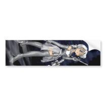 Silver Senshi Bumper Stickers