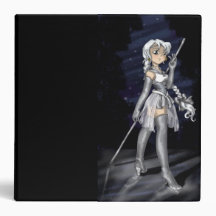 Silver Senshi Vinyl Binders