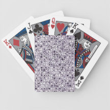 Silver Sequin Effect Card Decks