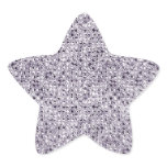 Silver Sequin Effect Star Sticker Sheets